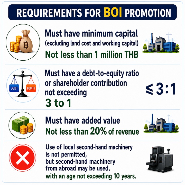 BOI Promotion Requirements